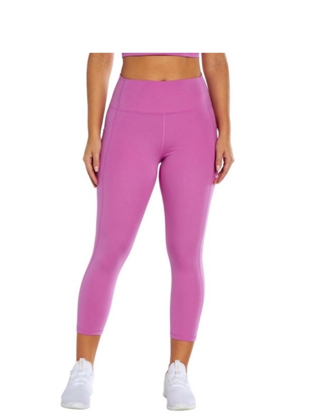 GAP fit purple orchid High-Waist Capri crop Leggings